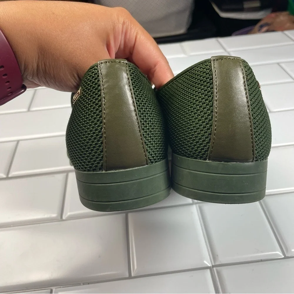 Men's Jeko‎ Green Mesh Slip-On Loafers Driving Shoes Size 8